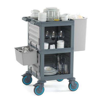 Fantom Procart 202 3 Katlı Kapalı Servis Arabası, 200 kg Kapasiteli - Fantom