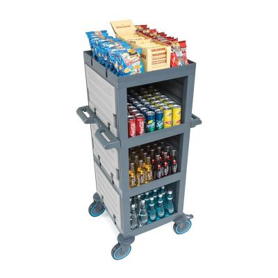 عربة الخدمة المغلقة Fantom Procart 203 ذات 4 طبقات، سعة 200 كجم - Fantom