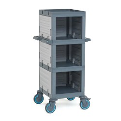 Fantom Procart 203 4 Layers Closed Service Trolley, 200 kg Capacity - Fantom (1)