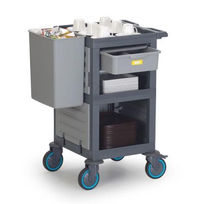 Fantom Procart 206 3 Katlı Kapalı Servis Arabası, 1 Çekmeceli, 200 kg Kapasiteli - 3
