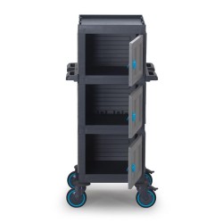 Fantom Procart 209 3 Layers Closed Service Trolley, 3 Doors, 200 kg Capacity - Fantom (1)
