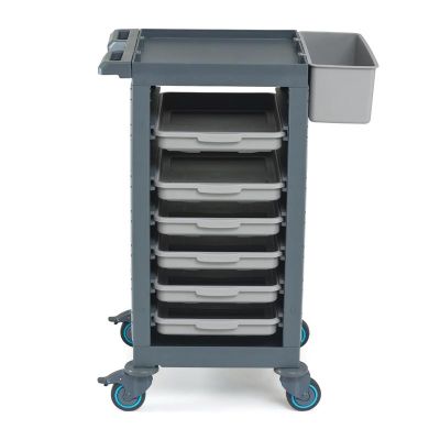 Fantom Procart 210 Closed Service Trolley, 8 Shelves, 150 kg Capacity - Fantom