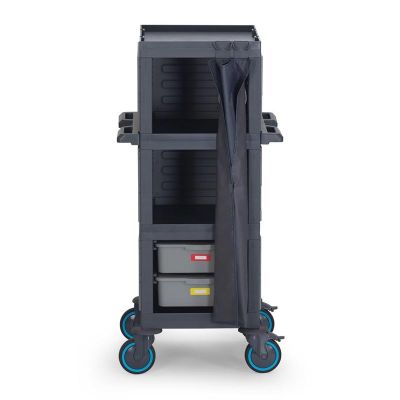 Fantom Procart 213 3-х слойная тележка с брезентовым покрытием, 2 ящика, грузоподъемность 200 кг - Fantom