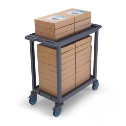 عربة خدمة Fantom Procart 219 ذات 3 طبقات مزودة بمكابح، سعة 200 كجم - 3