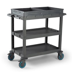 Fantom Procart 220SGR 3-х слойная сервисная тележка с тормозом - Fantom (1)