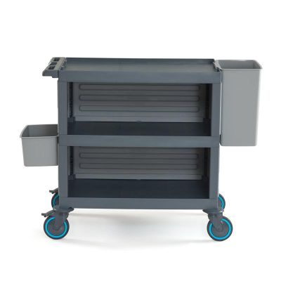 Fantom Procart 221 3 Katlı Servis Arabası, Çatal Kaşık ve Atık Kovalı - 1