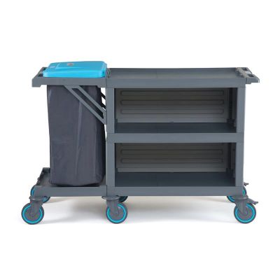 Fantom Procart 222 3 Layers Service Trolley with Garbage Compartment - Fantom