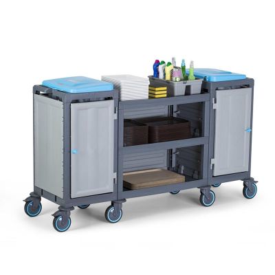 Fantom Procart 225 3 Katlı Servis Arabası, 2 Adet Çöp Bölmeli - Fantom