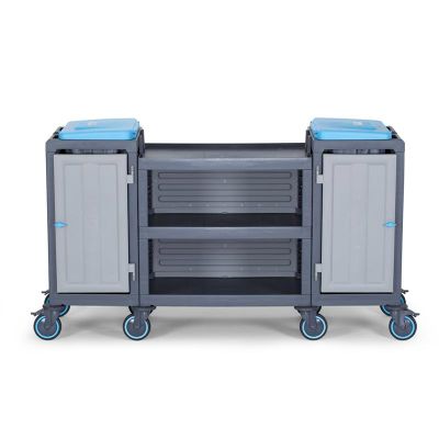 Fantom Procart 225 3 Layers Service Trolley with 2 Garbage Compartments - Fantom