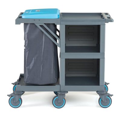Fantom Procart 250 3 Layers Service Trolley, Tarpaulin Garbage Bin - Fantom