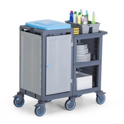 عربة خدمة Fantom Procart 251 ذات 3 طبقات مع حجرة للقمامة - 3