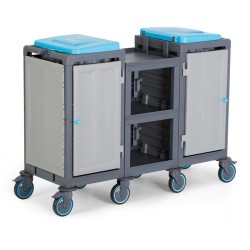 Fantom Procart 253 عربة خدمة من 3 طبقات، 2 صندوق قمامة - 3