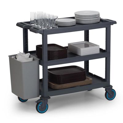 Fantom Procart 270 3 Katlı Frenli Servis Arabası - 3