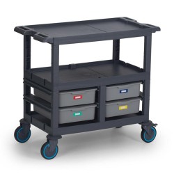 Fantom Procart 272 3 Tier Service Trolley, 4 Drawers - Fantom (1)