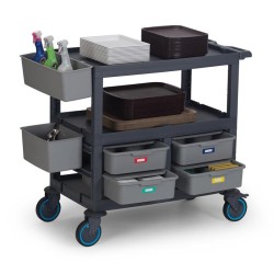 Fantom Procart 272 3 Tier Service Trolley, 4 Drawers - 3