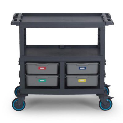 Fantom Procart 272 3-ярусная сервисная тележка, 4 ящика - Fantom