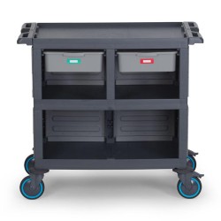 Fantom Procart 273 3-х слойная закрытая сервисная тележка с 2 ящиками - 1