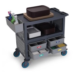 Fantom Procart 274 3 Layers Closed Service Trolley, 4 Drawers - Fantom (1)