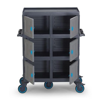 Fantom Procart 277 4-х слойная тележка для закрытого обслуживания с 6 дверцами - Fantom