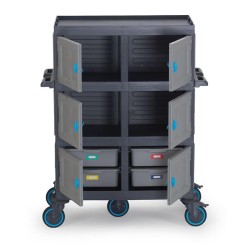 عربة خدمة مغلقة من 4 طبقات Fantom Procart 278 Procart 278، 4 أدراج - 2