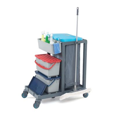 Fantom Procart 300 Aksesuar Takımlı Temizlik Arabası - 1