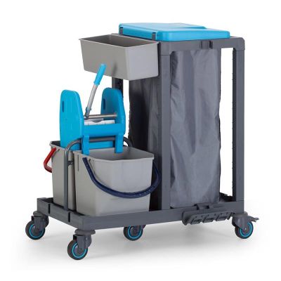 عربة التنظيف Fantom Procart 301 مع طقم ملحقاتها، دلو الضغط - Fantom