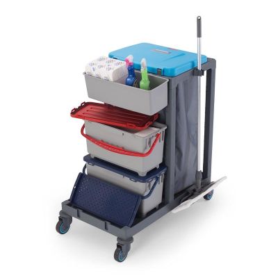 Fantom Procart 302 Temizlik Arabası, Kova Takımlı - 3