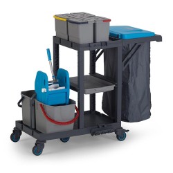 Fantom Procart 311 Bucket Cleaning Trolley, Press Bucket - 3