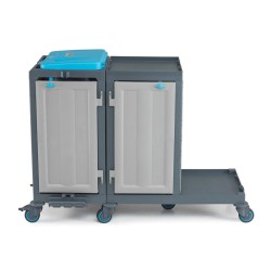 Fantom Тележка для уборки Procart 313SP с набором принадлежностей, двойное отделение для мусора - Fantom