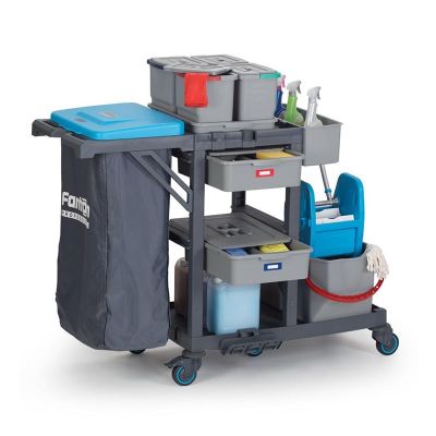 Fantom Procart 315 Aksesuar Takımlı Pres Kovalı Temizlik Arabası - 4
