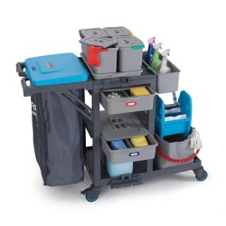 Fantom Procart 315 Press Bucket Cleaning Trolley with Accessories Set - 3