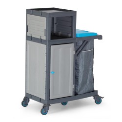 Fantom Procart 320 Dolaplı Temizlik Arabası, Çöp Bölmeli - 2