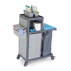 Fantom Procart 320 Dolaplı Temizlik Arabası, Çöp Bölmeli - 4