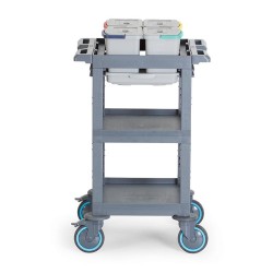 Fantom Procart 3200 Тележка для обслуживания 3 слоев с 4 ведрами для очистки - 1