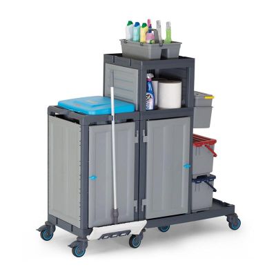Fantom Procart 321 Dolaplı Aksesuar Takımlı Temizlik Arabası - 2