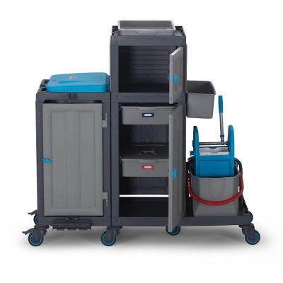 Fantom Procart 322 Dolaplı Pres Kovalı Temizlik Arabası, Çekmeceli - 2