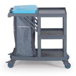 Fantom Procart 330 Cleaning Trolley with Garbage Compartment - Fantom