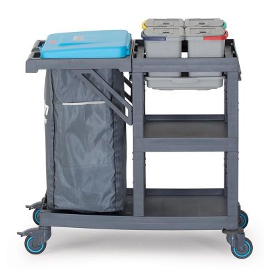 Fantom Procart 3330 Cleaning Trolley with Garbage and Cleaning Bucket - Fantom