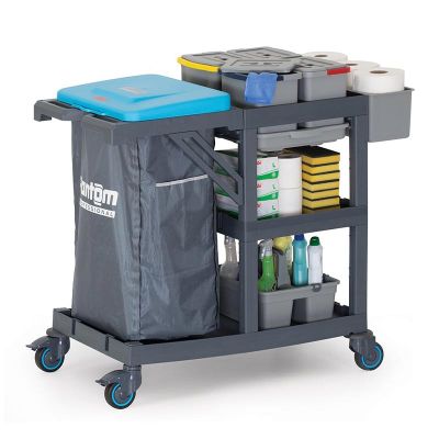 Fantom Procart 3330 Temizlik Arabası, Çöp ve Temizlik Kovalı - 2