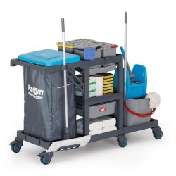 Fantom Procart 3331 Pres Kovalı Temizlik Arabası, Çöp Bölmeli - 2