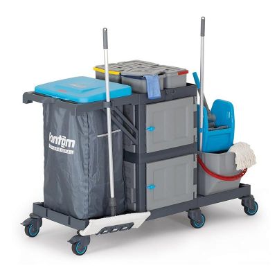 Fantom Procart 3333 Pres Kovalı Temizlik Arabası, Çöp Bölmeli - 3