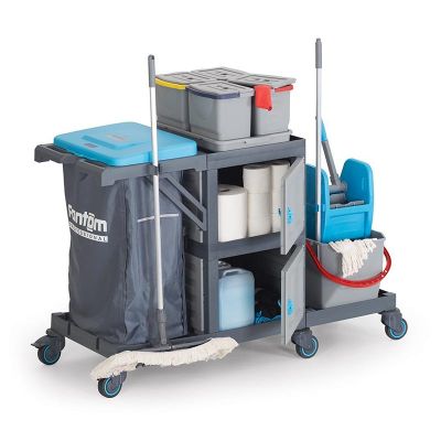 Fantom Procart 334 Тележка для очистки ведра пресса с ведром для мусора - Fantom