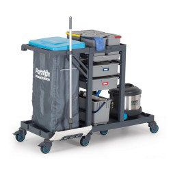 Fantom Procart 3340 Cleaning Trolley with Cleaning Bucket - 3