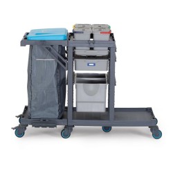 Fantom Procart 3342 Drawer Cleaning Trolley with Bucket Set - 1