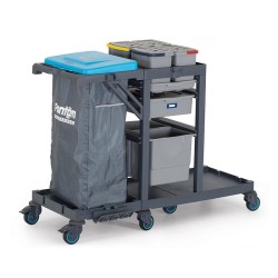 Fantom Procart 3342 Drawer Cleaning Trolley with Bucket Set - 2