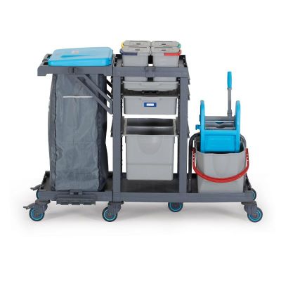 Fantom Procart 3344 Çekmeceli Temizlik Arabası, Kova Takımlı - 1