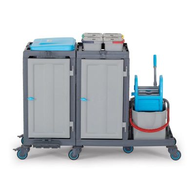 Fantom Procart 3347 Çekmeceli Temizlik Arabası, Kova Takımlı - 1