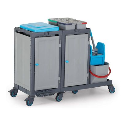 Fantom Procart 3347 Çekmeceli Temizlik Arabası, Kova Takımlı - 2