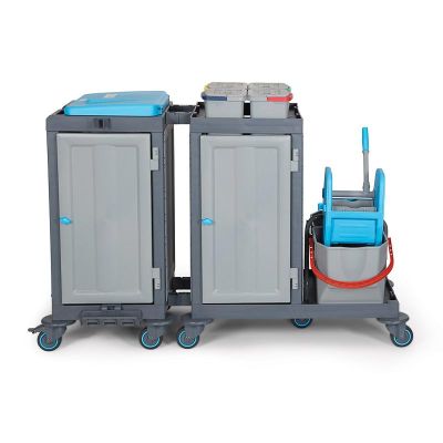 Fantom Procart 3347SP Çekmeceli Temizlik Arabası, Kova Takımlı - 1