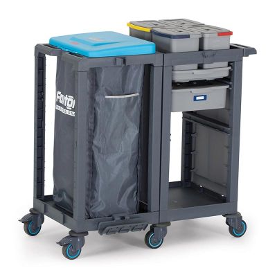 Fantom Procart 3350 Aksesuar Takımlı Temizlik Arabası, Çöp Bölmeli - 2
